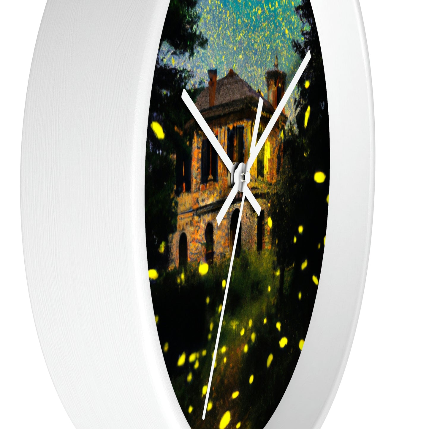 "A Shining Embrace of Fireflies" - The Alien Wall Clock