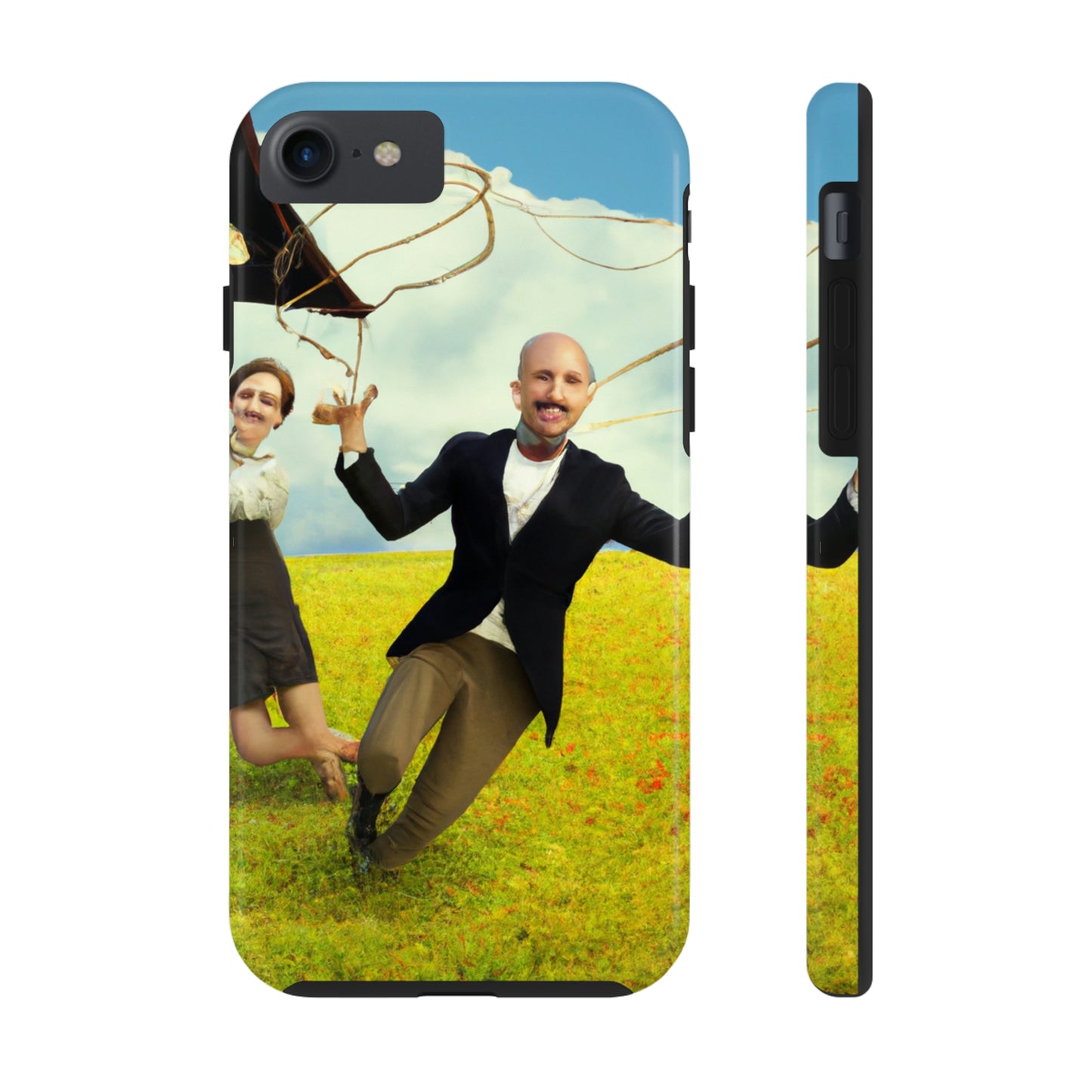 "A Kite Day in the Meadow" - The Alien Tough Phone Cases