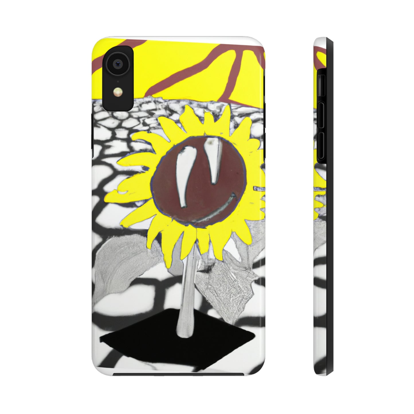 "Un girasol que se marchita en un campo reseco" - The Alien Tough Phone Cases