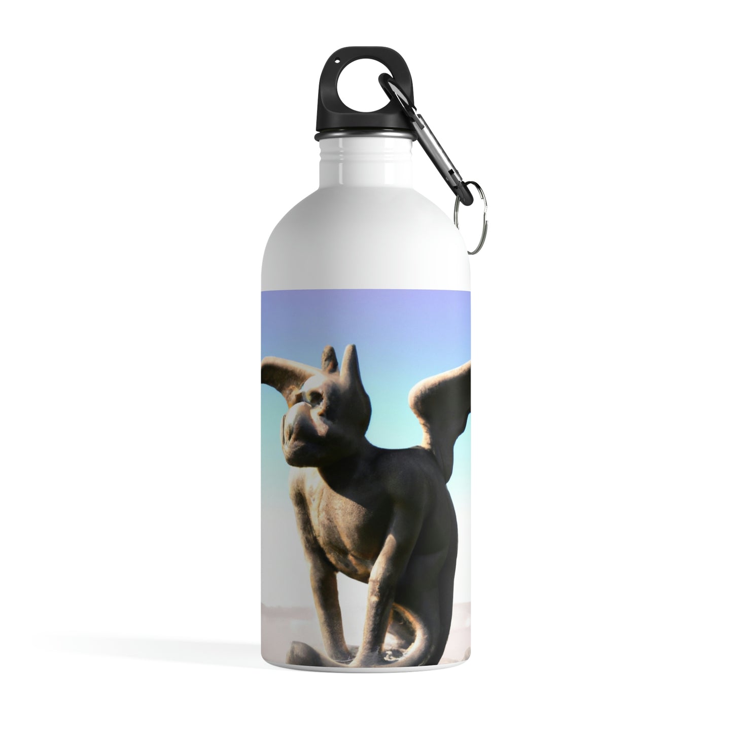 "Alone on the Hilltop: The Tale of a Solitary Gargoyle" - The Alien Stainless Steel Water Bottle