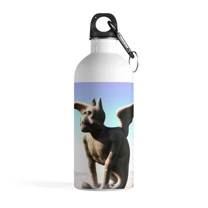 "Alone on the Hilltop: The Tale of a Solitary Gargoyle" - The Alien Stainless Steel Water Bottle