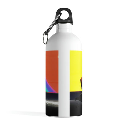 "Rainbow Pot of Gold: A Snail's Slow Trek" - The Alien Stainless Steel Water Bottle