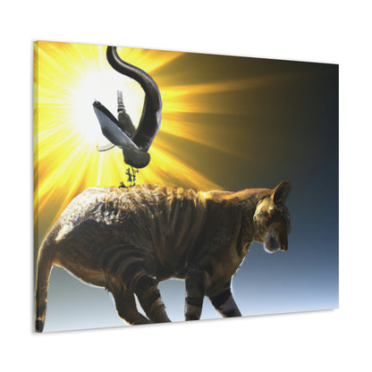 "Ein purrfekter Sonnenstrahl-Moment" - The Alien Canva