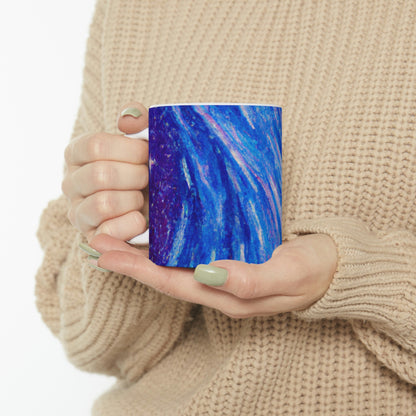 "A Starlit Solace" - The Alien Ceramic Mug 11 oz