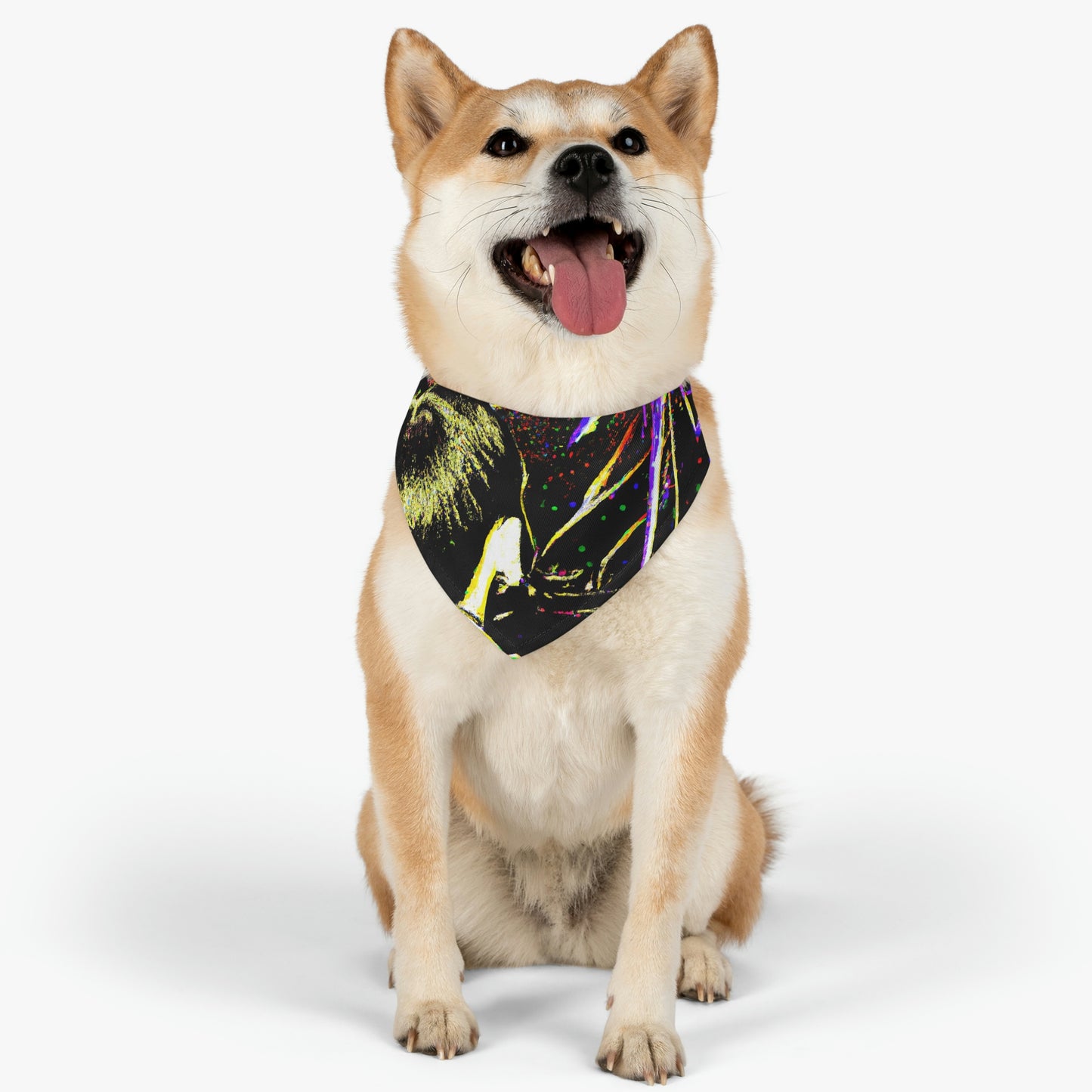 "A Nighttime Spectacle of Wonder" - The Alien Pet Bandana Collar