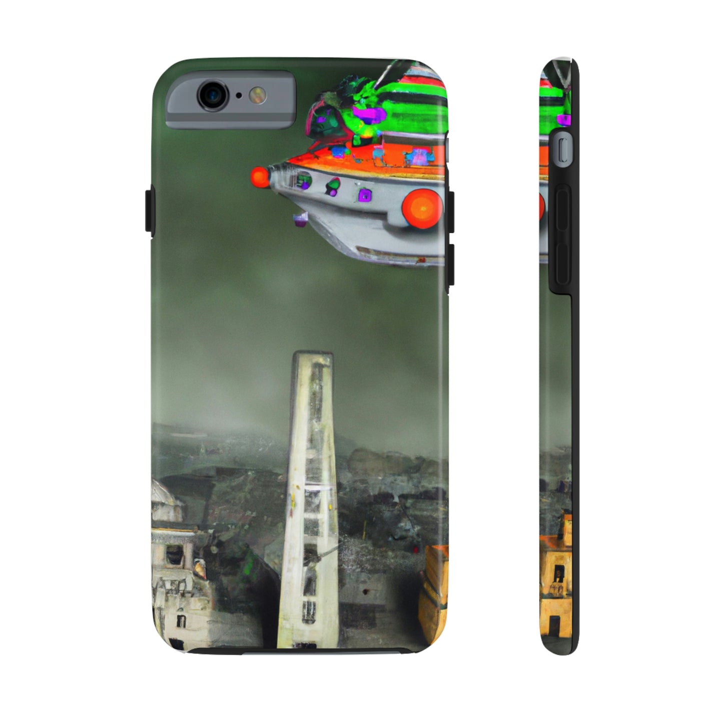 "Rätsel in den Ruinen" - Die Alien Tough Phone Cases