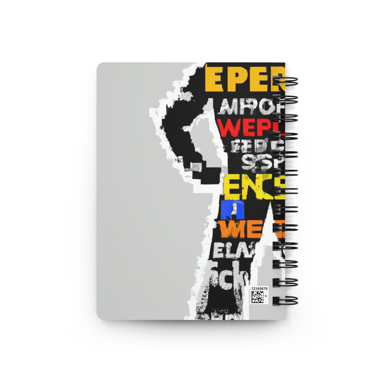 Superhero Word Pop Art - The Alien Spiral Bound Journal