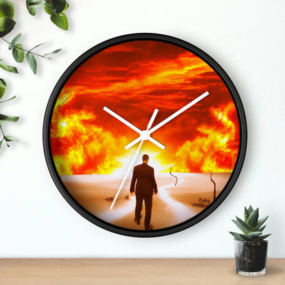 The Endless Desert Journey - The Alien Wall Clock