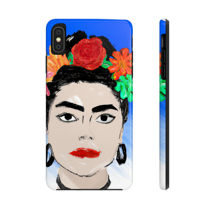 „Feurige Frida: Eine mexikanische Ikone mit farbenfroher Kultur malen“ – The Alien Tough Phone Cases