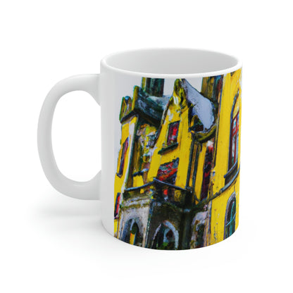 "Castle of Snow and Shadows" - Der Alien-Keramikbecher 11 oz