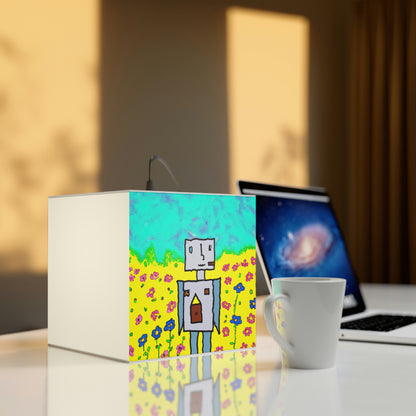 "A Small Miracle in a Sea of Flowers" - The Alien Light Cube Lamp