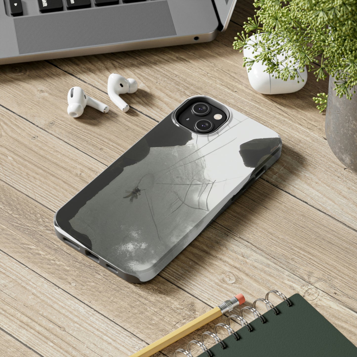 "Ghostly Cobwebs in the Ruins" - The Alien Tough Phone Cases