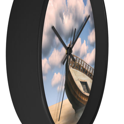 "A Boat Adrift: The Lost Legacy of the Sea." - The Alien Wall Clock