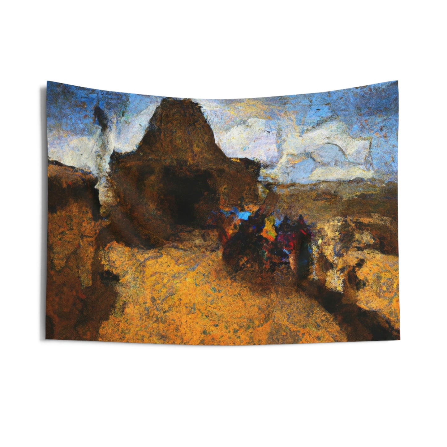 "Dusty Pilgrims at the Forgotten Shrine" - The Alien Wall Tapestries