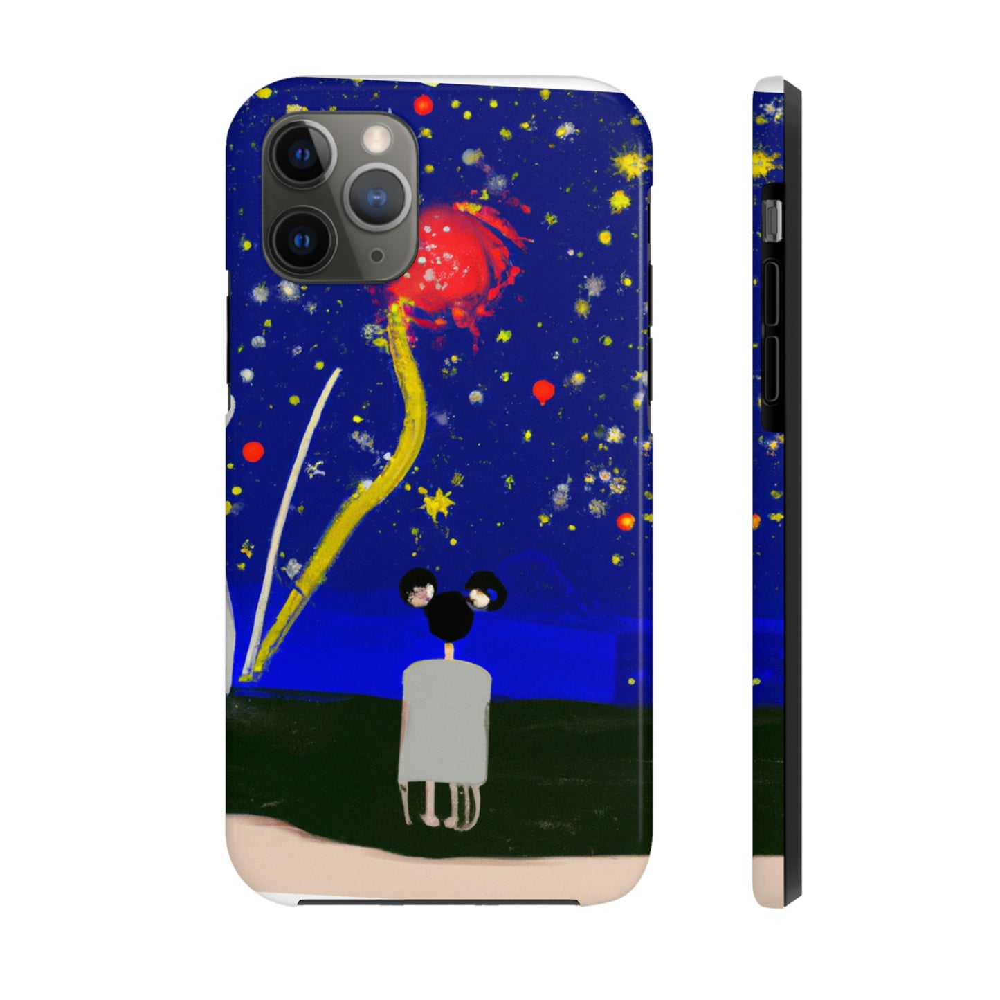 "A Spark of Solitude" - The Alien Tough Phone Cases