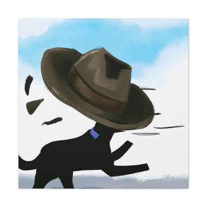 "The Hat Hunter" - Die Alien-Canva