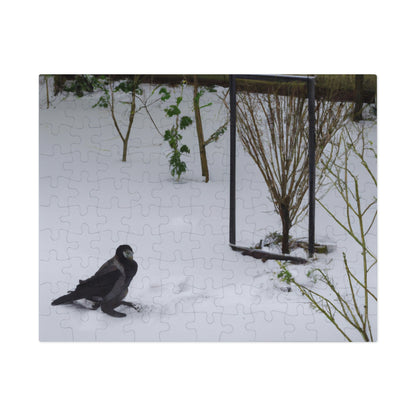 "The Snow Garden of the Wounded Crow" - The Alien Jigsaw Puzzle