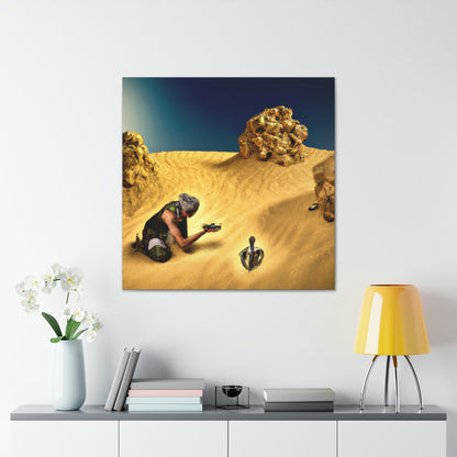 "Treasure Hunt in the Desert" - The Alien Canva