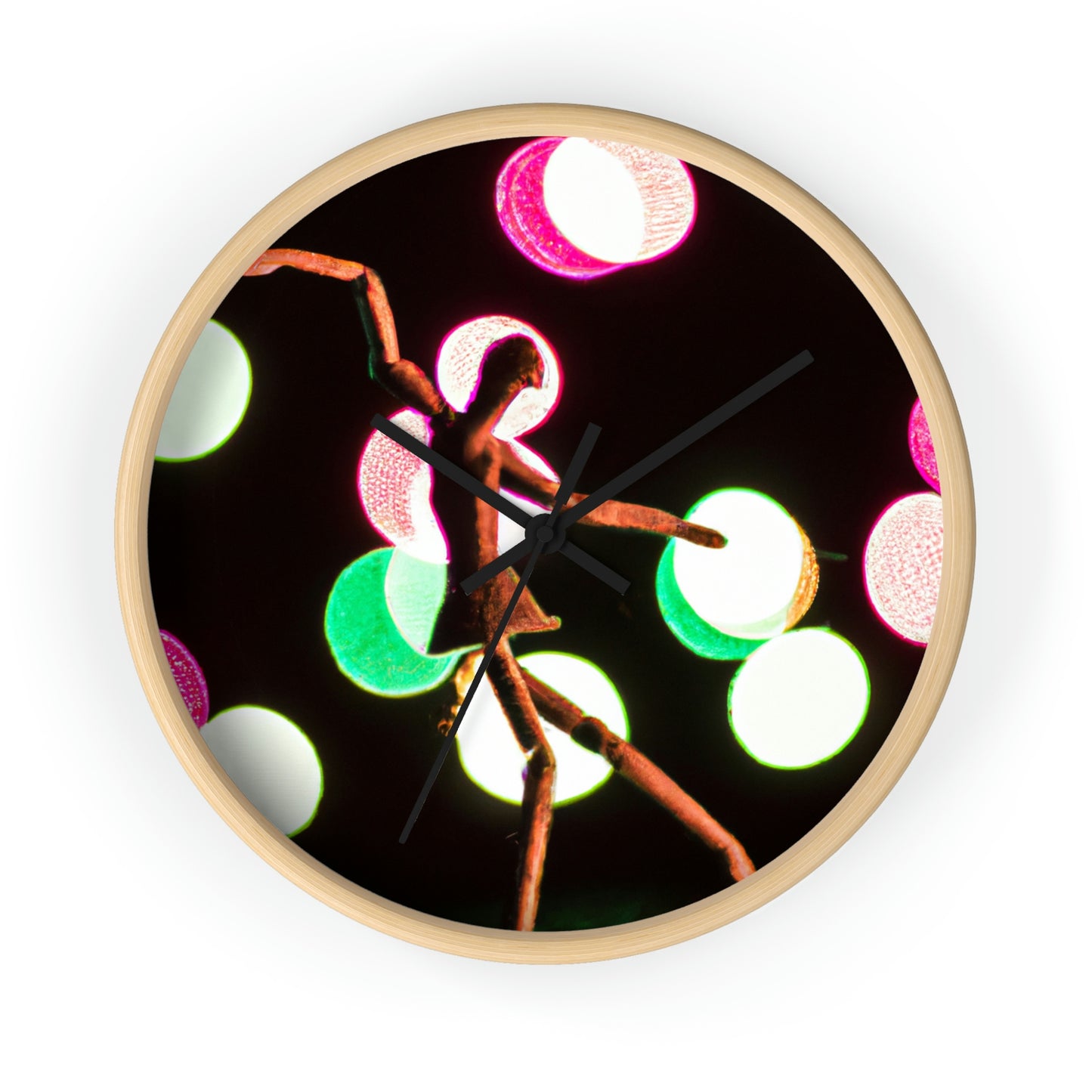 "Dancing in a Starry Shower". - The Alien Wall Clock