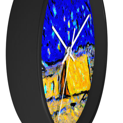 "Enchanted Sands of the Night Sky" - The Alien Wall Clock