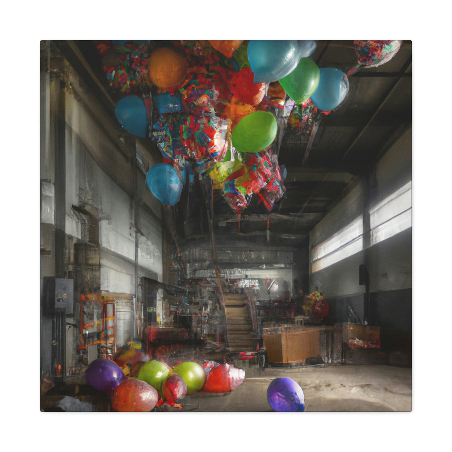 "The Ghostly Gasses of the Balloon Factory" - The Alien Canva