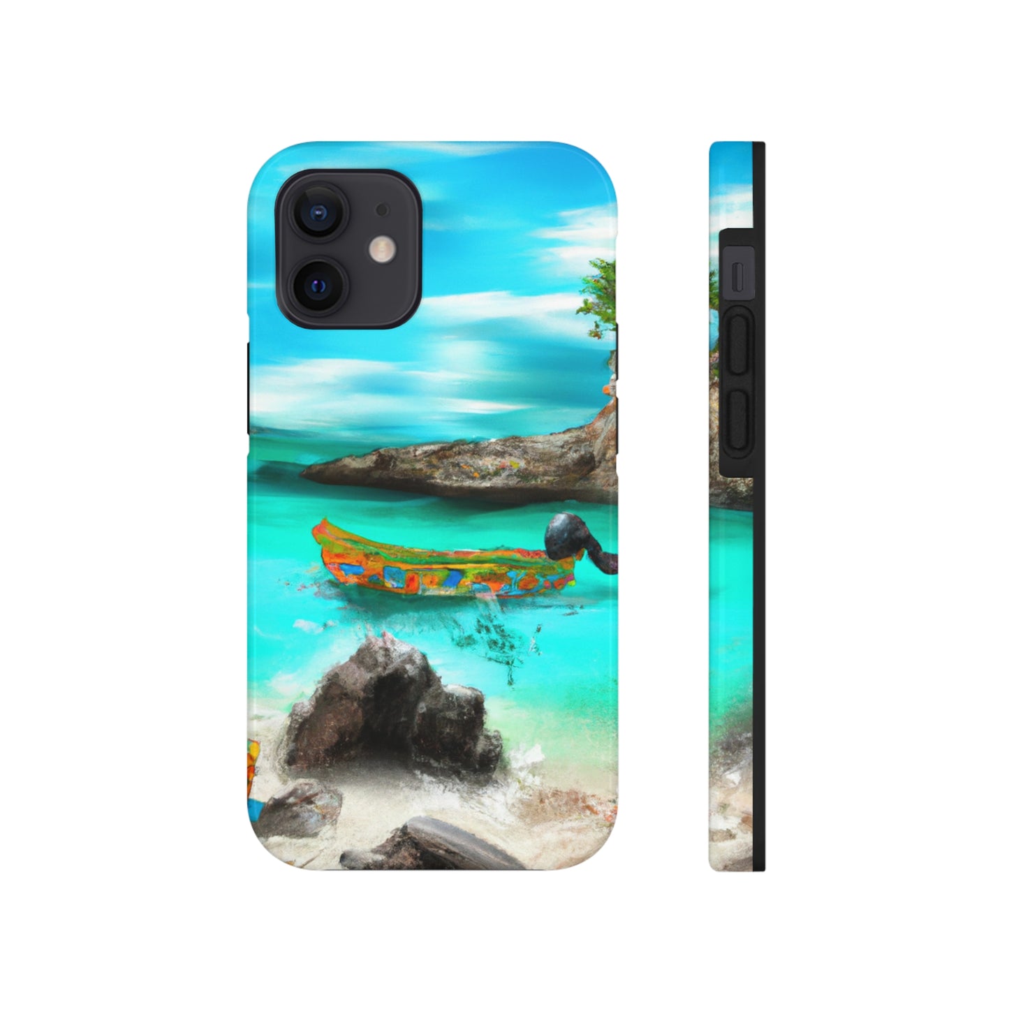 "Caribbean Fiesta on the Beach - A Digital Exploration of Mexican Culture" - The Alien Tough Phone Cases