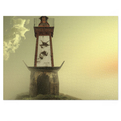 "Ghostly Beacon in the Fog" - The Alien Jigsaw Puzzle