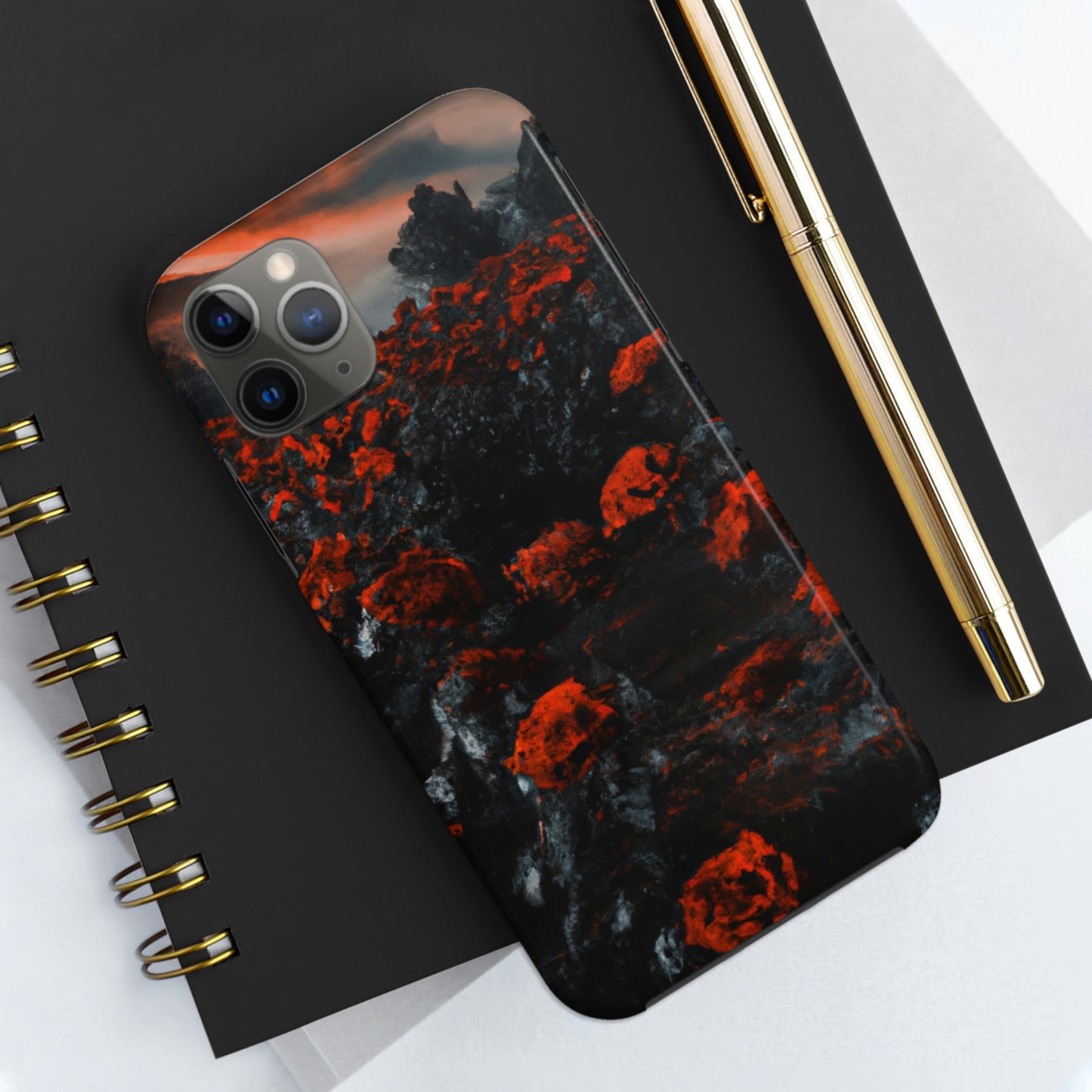 "Inferno der Blüten" - Die Alien Tough Phone Cases