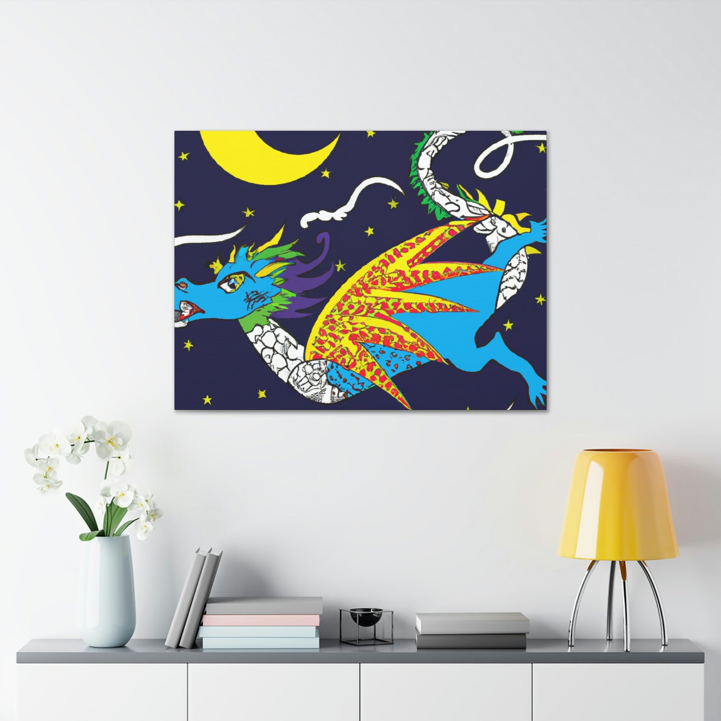 "Midnight Flight of the Dragon" - The Alien Canva