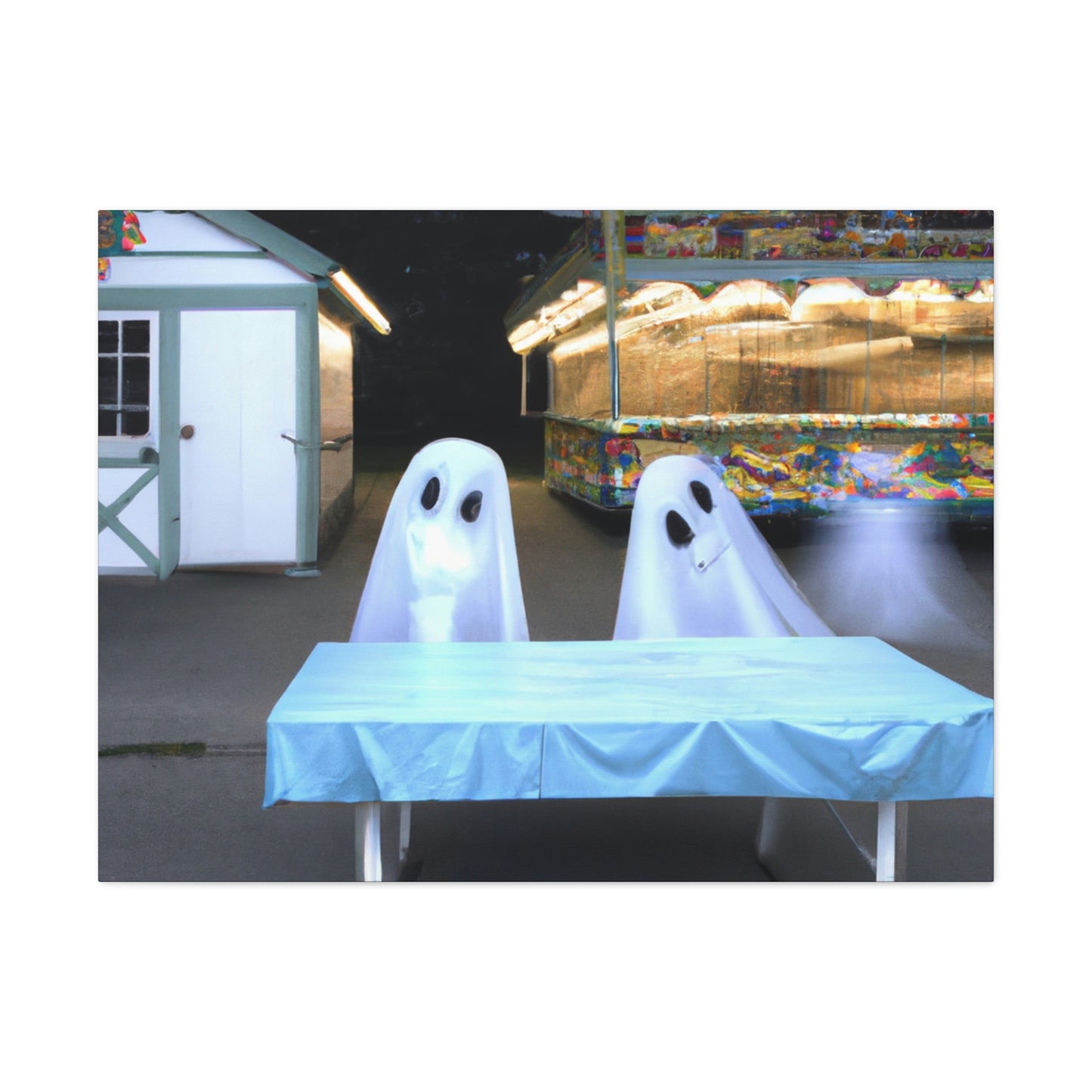 "The Carnival of the Candy-Stealing Ghosts" - The Alien Canva