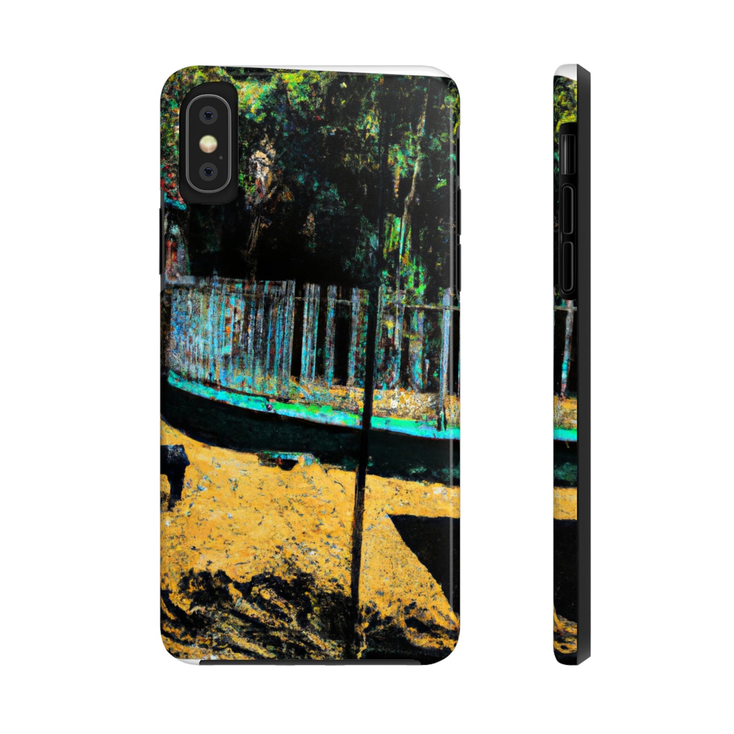 "Lost in the Shadows of Oblivion: A Journey Through the Abandoned Zoo" - The Alien Tough Phone Cases