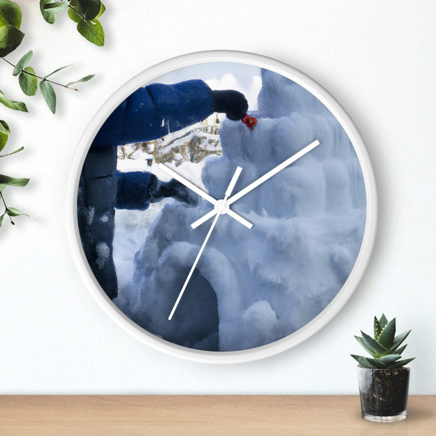 Magical Winter Wonderland - The Alien Wall Clock