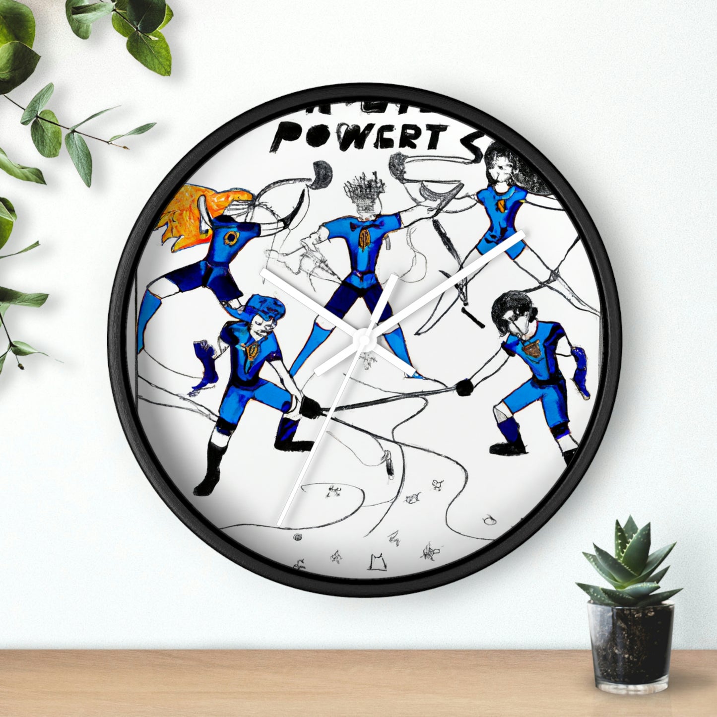 "Magical Throwdown: The Sports Team Challenge" - The Alien Wall Clock