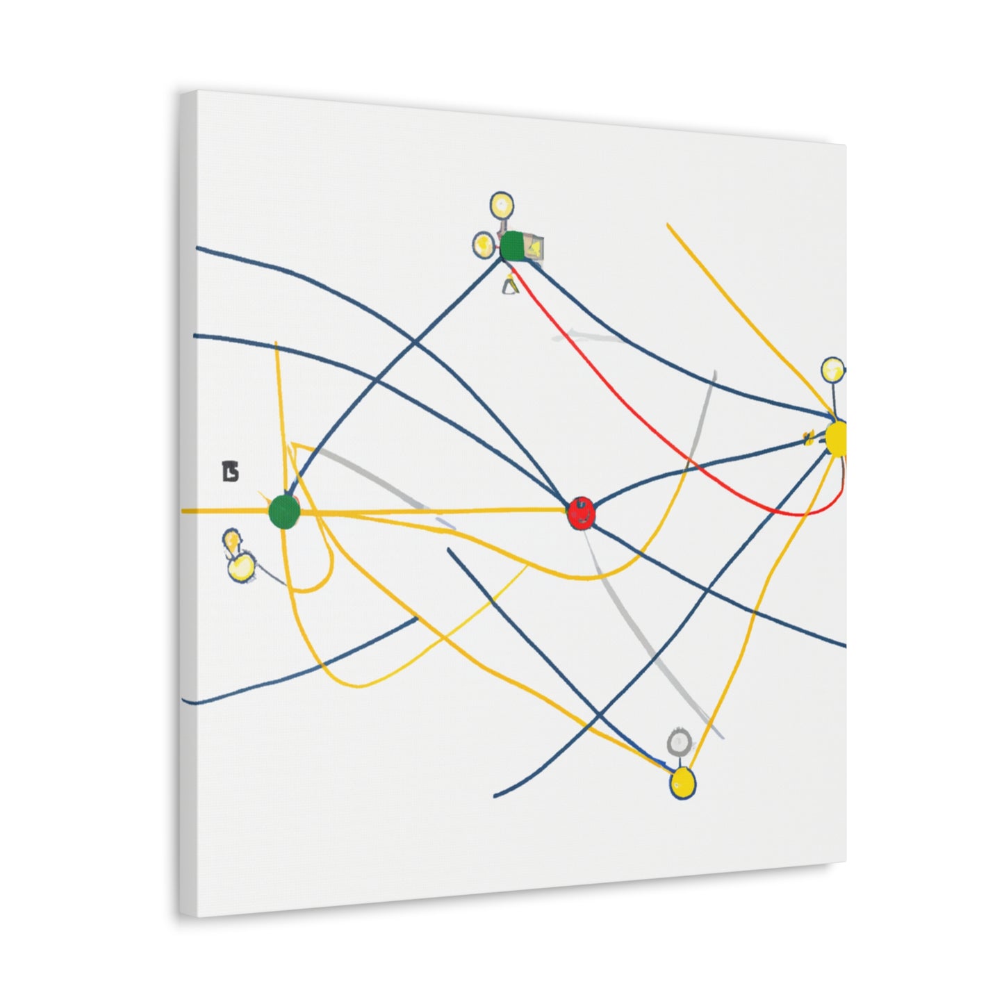 "Explorando la topología dinámica: visualización ingeniosa de una estructura de red". - El Canva alienígena