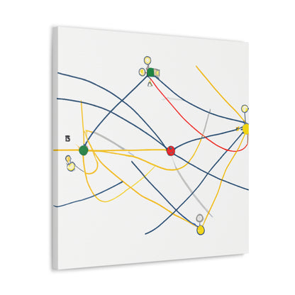 "Explorando la topología dinámica: visualización ingeniosa de una estructura de red". - El Canva alienígena