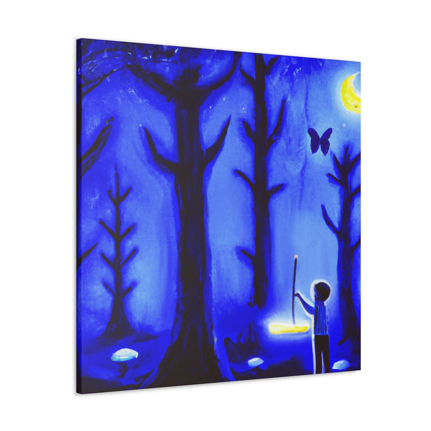 "Un viaje por el bosque iluminado por la luna" - The Alien Canva