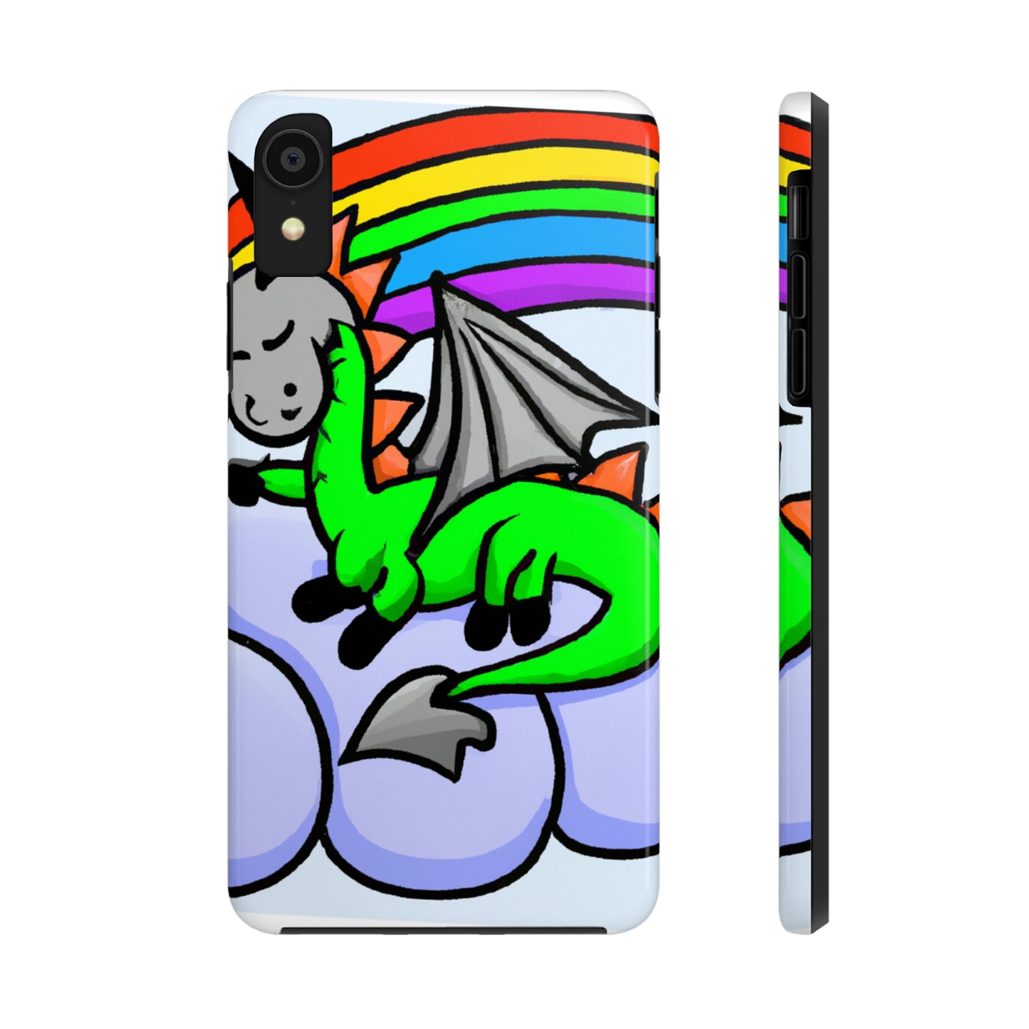 "A Dreamy Dragon's Nap" - The Alien Tough Phone Cases