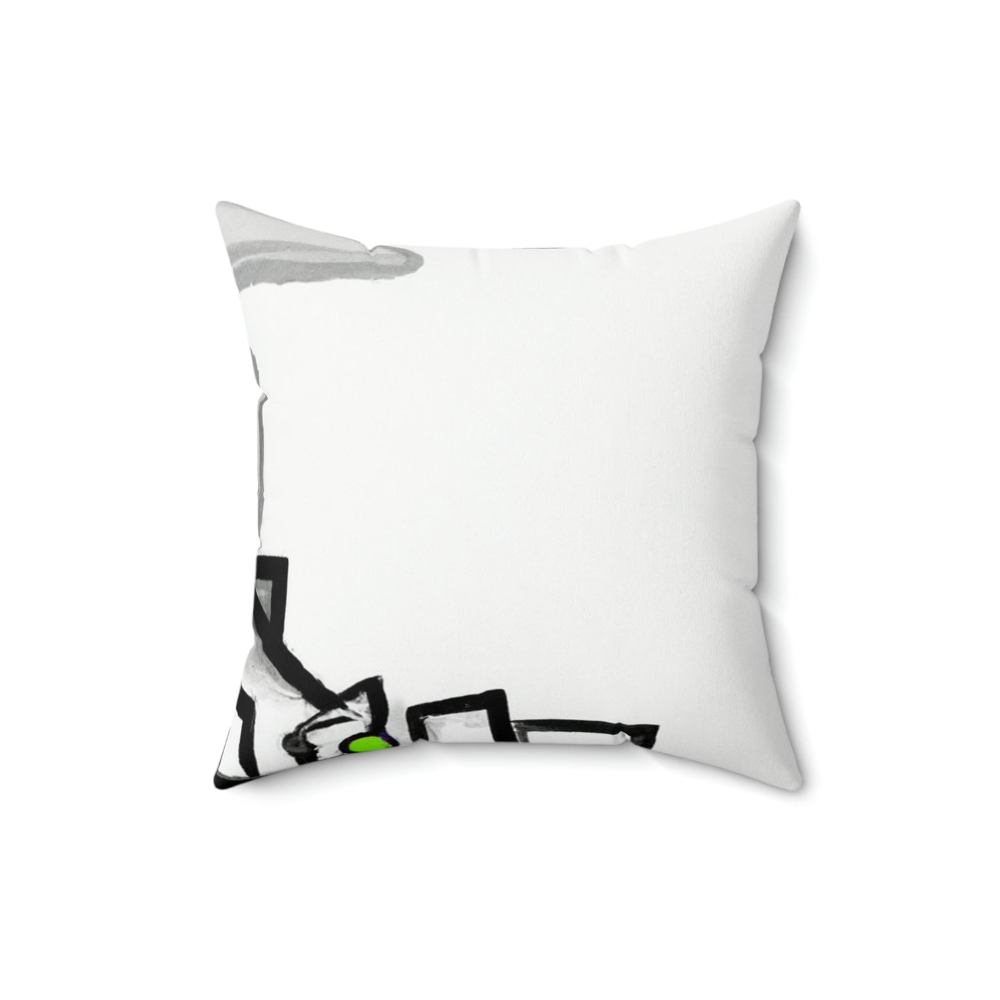 The City In The Mist - The Alien Square Pillow