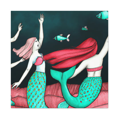 "Mermaids at Sea: The Battle to Preserve Their Home." - The Alien Canva