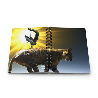 "A Purrfect Sunbeam Moment" - The Alien Cuaderno encuadernado en espiral