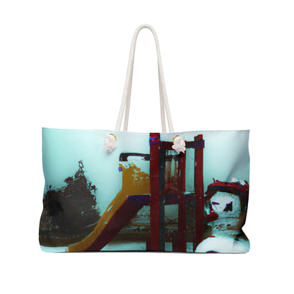 "Melancholy Snowman in a Silent Playground" - The Alien Weekender Bag