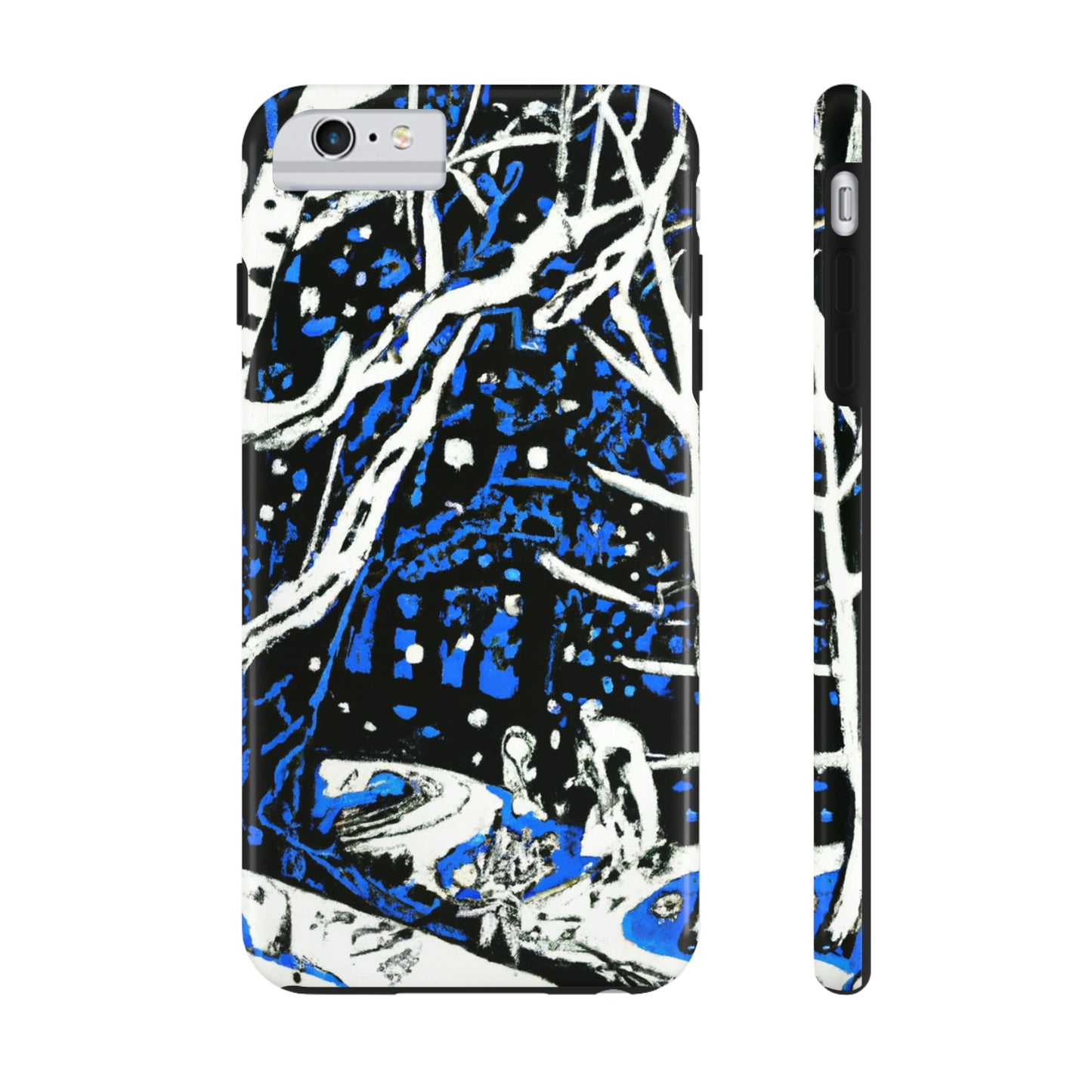 Snowy Forest Night: A Fairytale Odyssey - The Alien Tough Phone Cases