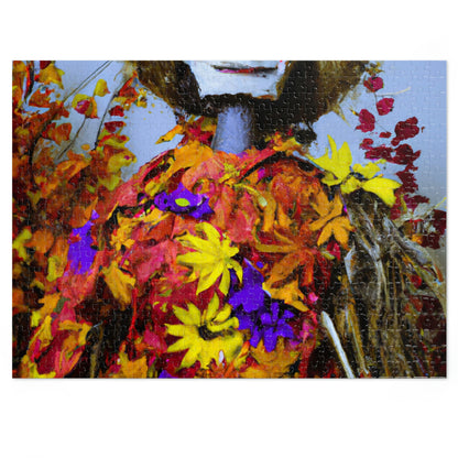 "Autumn Scarecrow Blues" - The Alien Jigsaw Puzzle