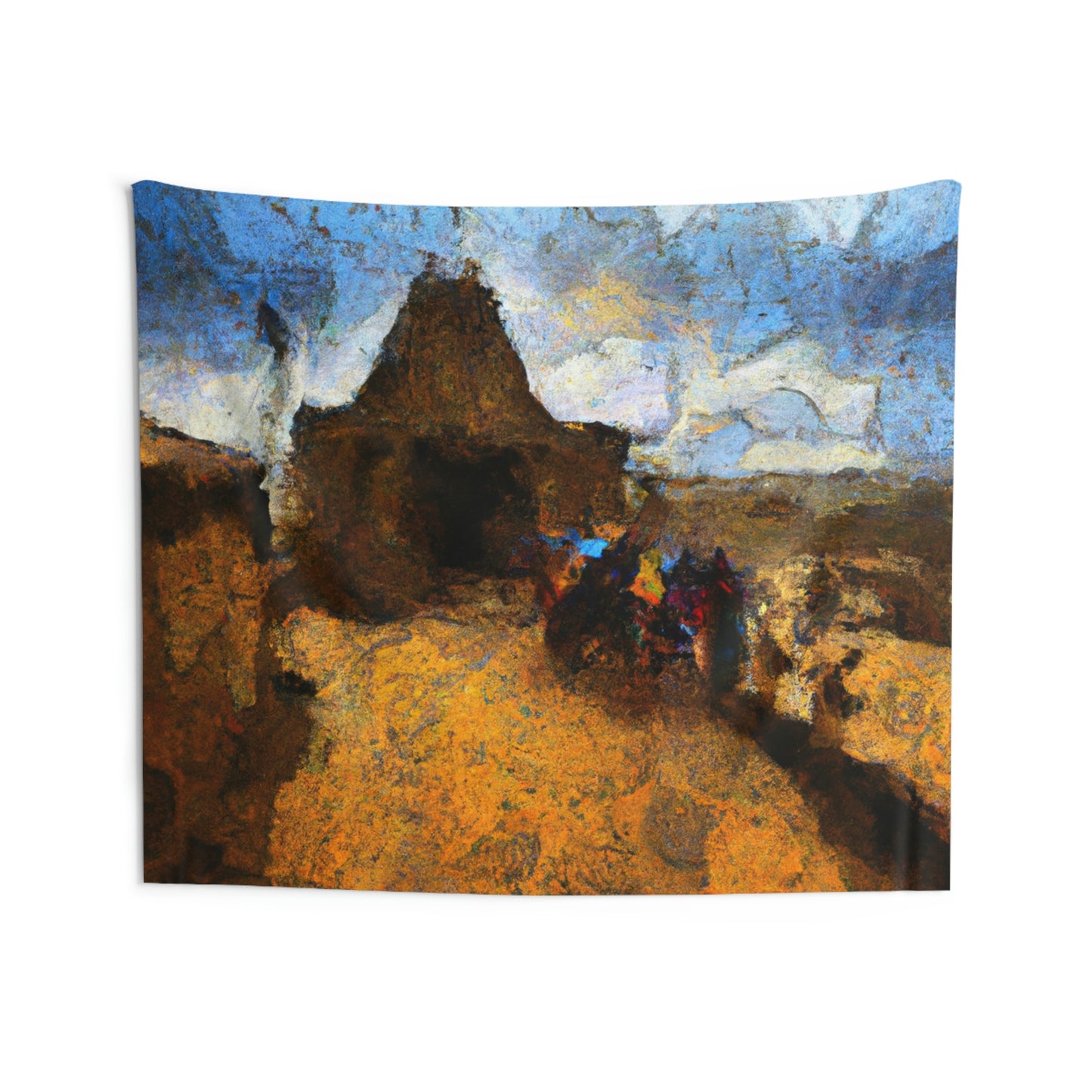 "Dusty Pilgrims at the Forgotten Shrine" - The Alien Wall Tapestries