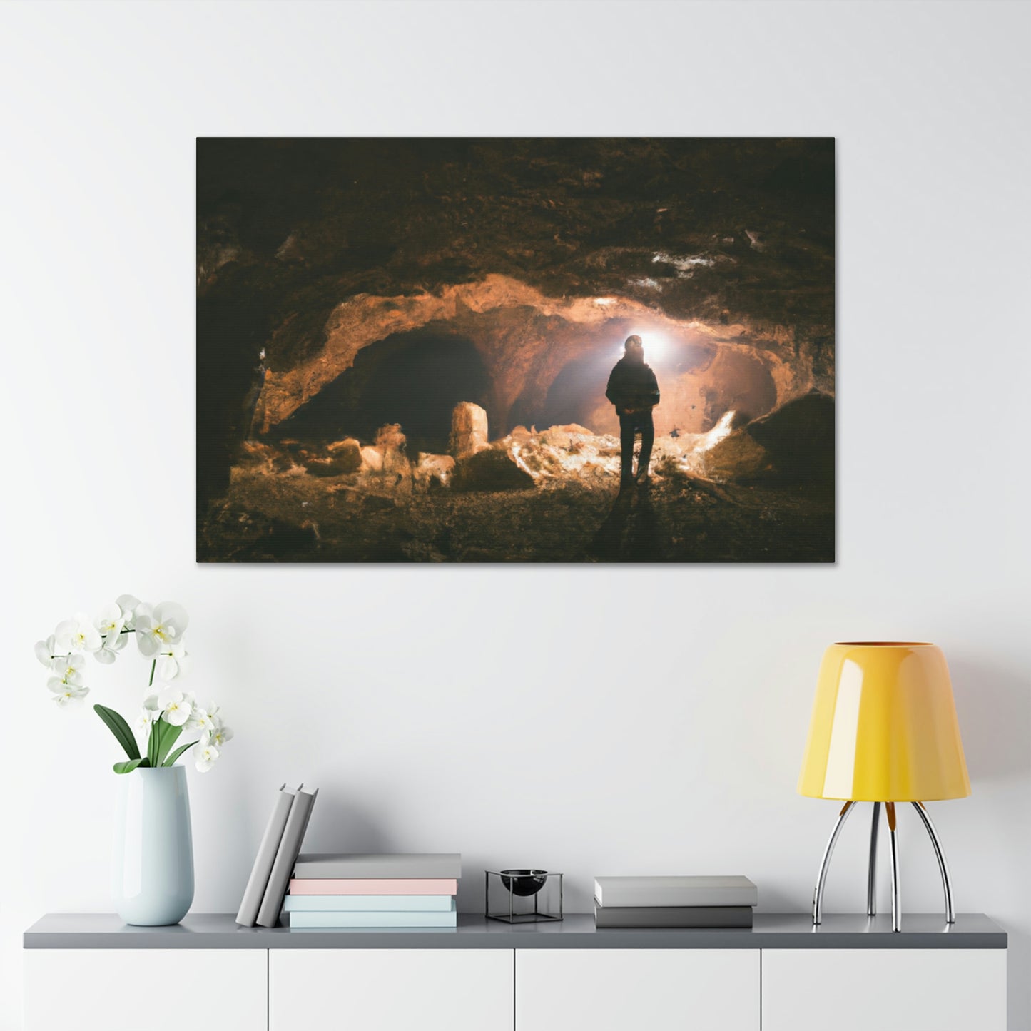 "Un viaje a lo desconocido: explorando una cueva subterránea misteriosa" - The Alien Canva