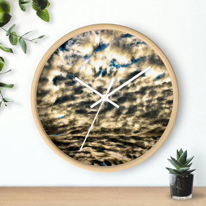 "Un reflejo de Celestial Mirage". - El reloj de pared alienígena