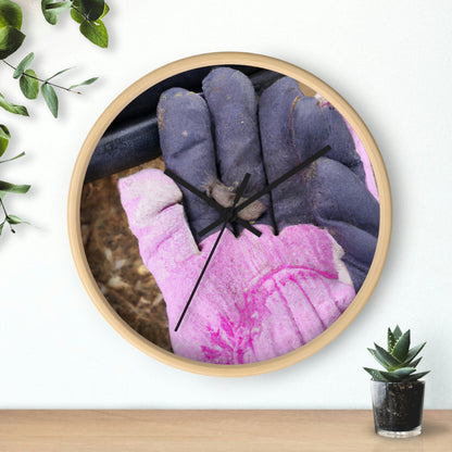 "A Tiny Home in an Old Glove" - The Alien Wall Clock