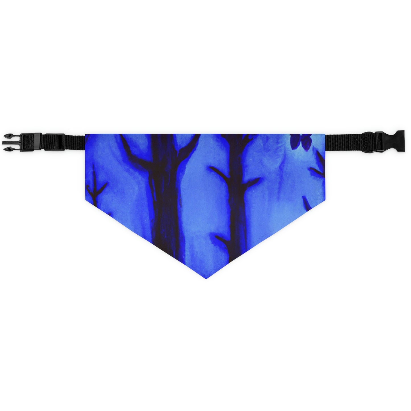 "A Journey Through the Moonlit Forest" - The Alien Pet Bandana Collar