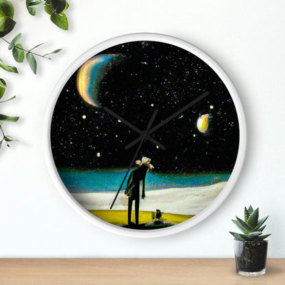 "Un alma perdida conectada a los cielos" - El reloj de pared alienígena