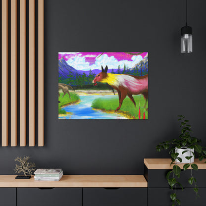 "Celebrating My Heritage: Painting Our Animals in Their Landscape" - Canvas